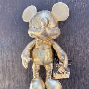 Disney Mickey Mouse 90 Years Gold Collection Plush - Small
